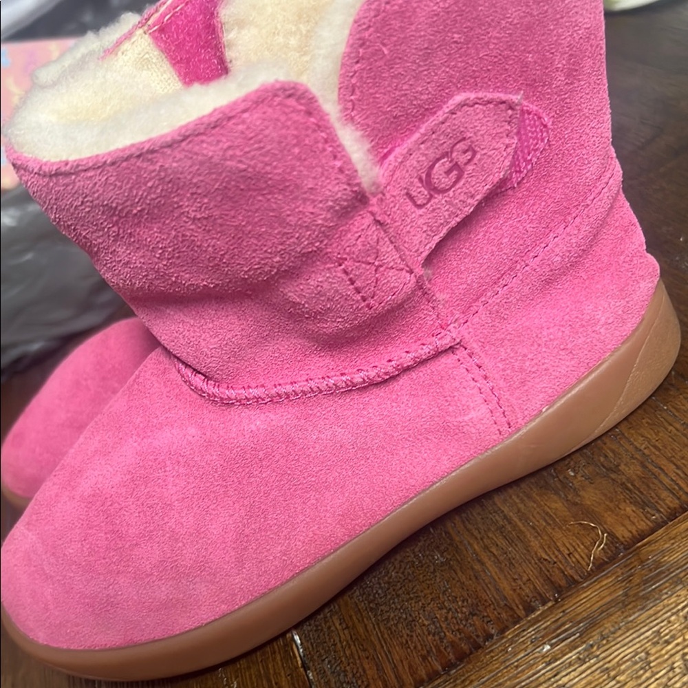 UGG Vibrant Pink Suede Boots
